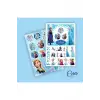 Elsa Frozen Sticker Etiket 2 Sayfa Etiket (A5)
