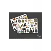 Harry Potter Sticker 2-5cm Arası 2 Sayfa 54 Adet Etiket