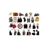 Harry Potter Sticker 2-5cm Arası 2 Sayfa 54 Adet Etiket