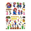 Super Mario Sticker 1cm Ile 5cm Arası 2 Sayfa 50 Adet Etiket
