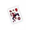 Spiderman Sticker Set - 13x18cm Tek Sayfa 9x13cö 2 Sayfa Toplam 57 Adet Etiket