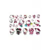 Mini Sanrio Hello Kitty Sticker Seti 4 Parça 56 Adet Etiket