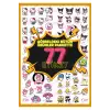 Hello Kitty Ve Arkadaşları Kuromi My Melody Cinnamoroll 77 Etiket Bullet Journal Telefon Sticker