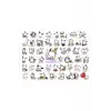 Pochacco Sanrio Hello Kitty Sticker Etiket 1 Sayfa 47 Adet Etiket