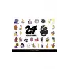 Kobe Bryant Nba Sticker Etiket 1 Sayfa 31 Adet Etiket