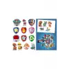 Paw Patrol Sticker Etiket 3 Sayfa (A5) 50 Adet Etiket