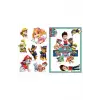Paw Patrol Sticker Etiket 3 Sayfa (A5) 50 Adet Etiket