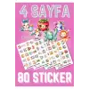 Sevimli Kawaii Sticker Etiket Seti - Laptop Telefon Defter Journal Etiketi