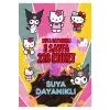 YENİ! Sanrio SUYA DAYANIKLI Etiket Sticker Set Hello Kitty Kuromi 228 Etiket