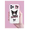 Şeffaf Kuromi Sanrio Su Geçirmez Sticker - My Melody Hello Kitty Cinnamoroll Etiket Seti