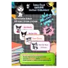 Kuromi Sanrio Etiketi Defter Etiketi Kitap Etiketi Kişiye Özel Suya Dayanıklı İsim Yazılabilien