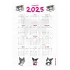 2025 Takvim - Kuromi - Hello Kitty - Harry Potter - ARKASI YAPIŞKANLIDIR