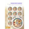 Ramazan Sticker Seti R-01 12 Adet Etiket | Yapışkanlı, Parlak Kuşe Çıkartma Kağıdı