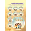 Oruçluyum Sticker Seti O-1 12 Adet Etiket | Yapışkanlı, Parlak Kuşe Çıkartma Kağıdı