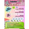 Sevimli LABUBU Temalı Kişiye Özel Suya Dayanıklı Okul Etiketi Seti – 258 Adet İsimli Çıkartma