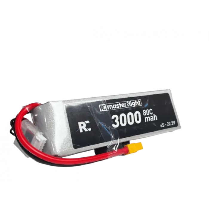 22.2V Li-po Pil - 3000mah 80C 6s Lityum Polymer Batarya