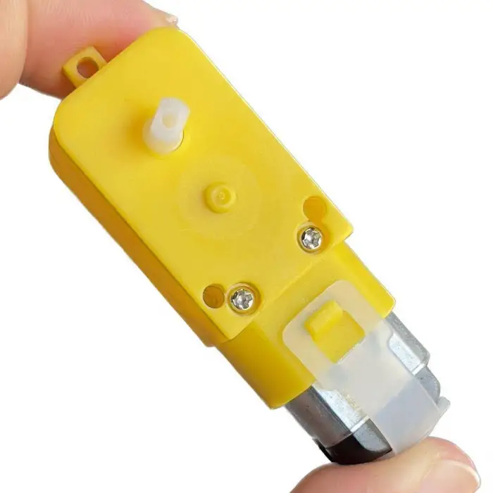 6V 250 RPM DC Redüktörlü Motor – Sarı Motor (Robotik & Arduino Uyumlu)