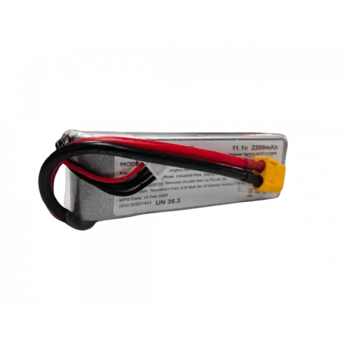 11,1V Li-po Pil 2200mAh 30C 3s Lityum Polymer Batarya