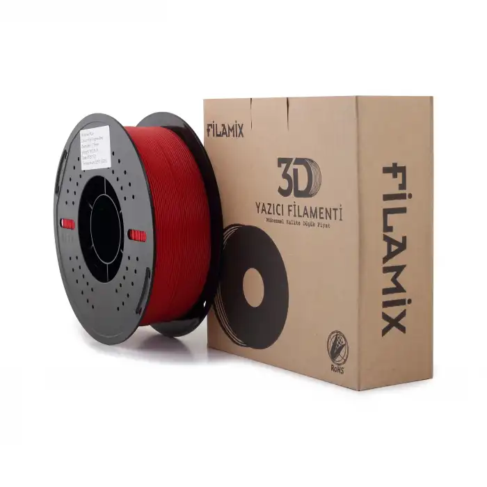 Filamix PLA Plus (PLA+) Filament 1.75 mm 1 Kg - Ateş Kırmızı