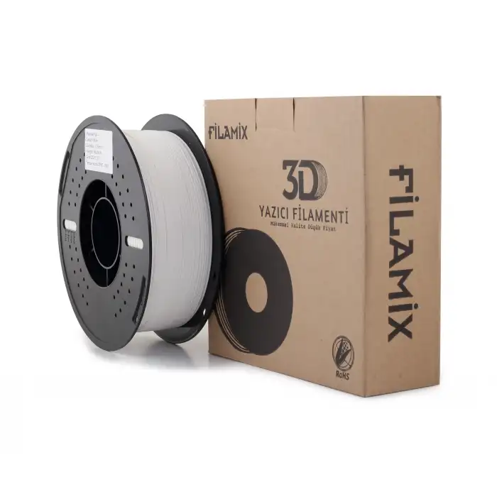Filamix PLA Plus (PLA+) Filament 1.75 mm 1 Kg - Beyaz