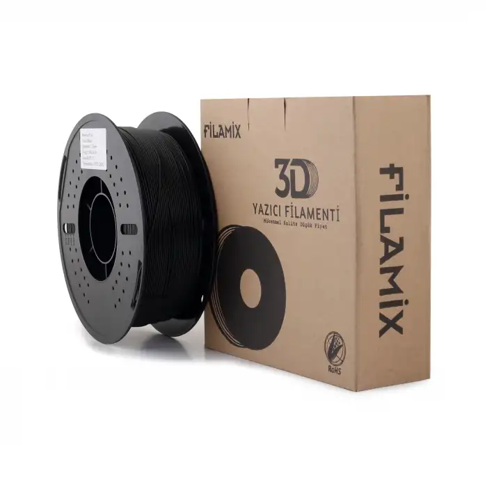 Filamix PLA Plus (PLA+) Filament 1.75 mm 1 Kg - Siyah