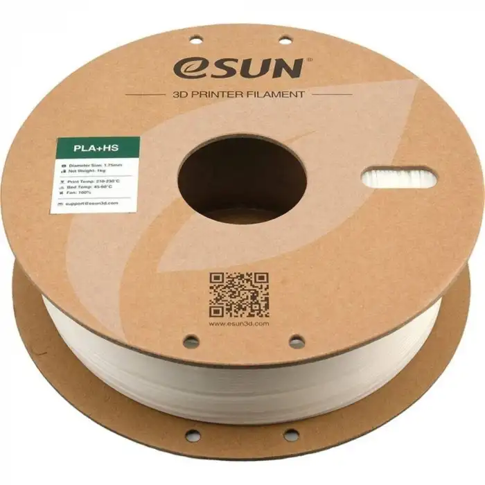 eSun PLA-HS Filament Beyaz 1.75mm 1Kg High Speed 3D Yazıcı Filament