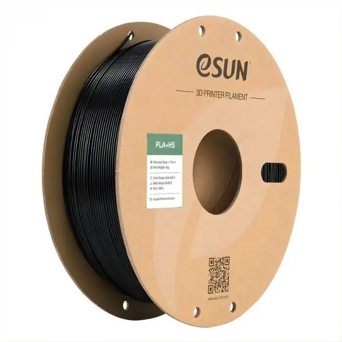eSUN PLA-HS Siyah Filament 1.75mm 1Kg – High Speed PLA 3D Yazıcı Filamenti