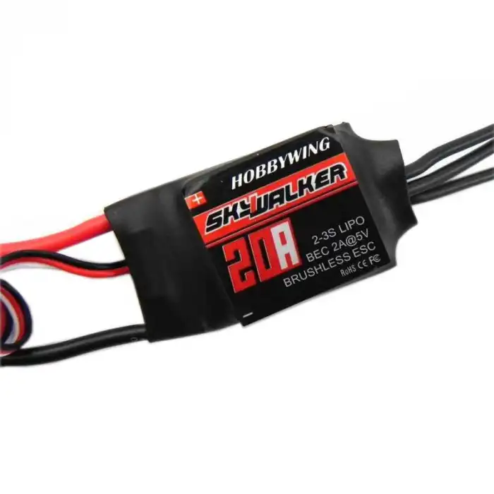 Hobbywing Skywalker 20A ESC V2 – 2-3S LiPo Fırçasız Motor Sürücü