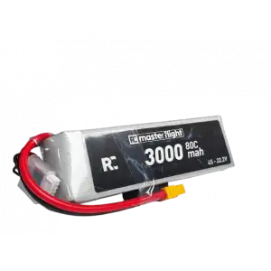 22.2V Li-po Pil - 3000mah 80C 6s Lityum Polymer Batarya