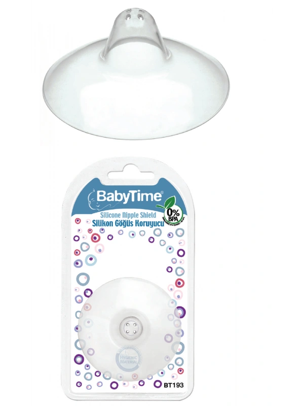 Baby Time Silikon Göğüs Koruyucu