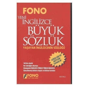 İngilizce / Türkçe - Türkçe / Yeni İngilizce Büyük Sözlük