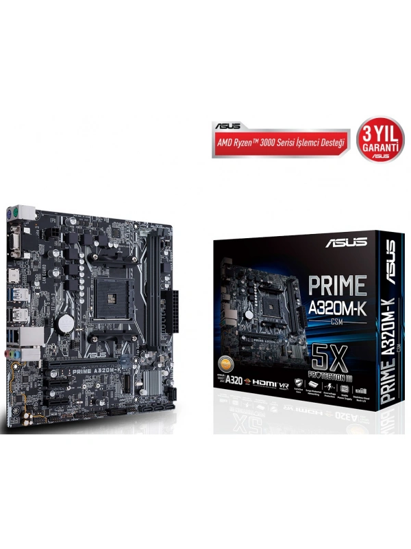 ASUS PRIME A320M-K/CSM DDR4  AM4 MATX