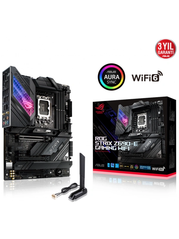 ASUS ROG STRIX Z690-E GAMING WIFI 6400Mhz(OC) HDMI M.2 ATX 1700p