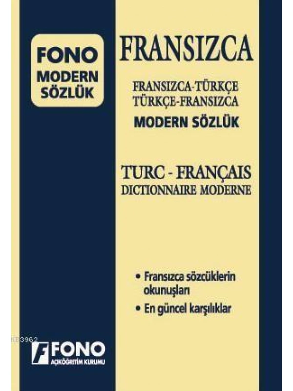 Fransızca Modern Sözlük; Fransızca-Türkçe / Türkçe-Fransızca