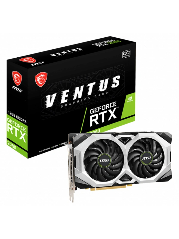 MSI GEFORCE RTX 2060 VENTUS 12G OC 12GB GDDR6 HDMI DP 192Bit