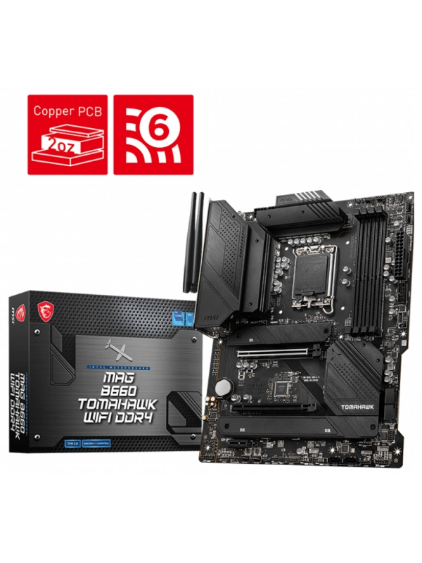 MSI MAG B660 TOMAHAWK WIFI DDR4 4800(OC) ATX 1700p