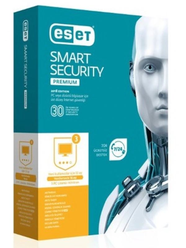 NOD32 ESET SMART SECURITY PREMIUM 1 KULLANICI 1YIL