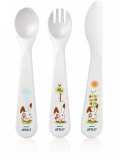 Avent Çatal, Kaşık ve Bıçak Seti 18ay+