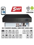 EZCOOL EZ-7104XVR 4CH 5MP KOAKSIYEL SES XVRVIEW