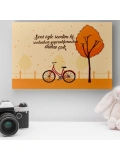 Romantik Tasarımlı Mini Kanvas Tablo - No14