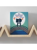 Romantik Tasarımlı Mini Kanvas Tablo - No5