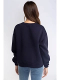 Şardonlu Sweatshirt-LACİVERT