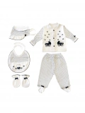 Sema Bebe 5li Premature Puanlı Set - Mavi