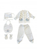 Sema Bebe 5li Set - Açık Mavi