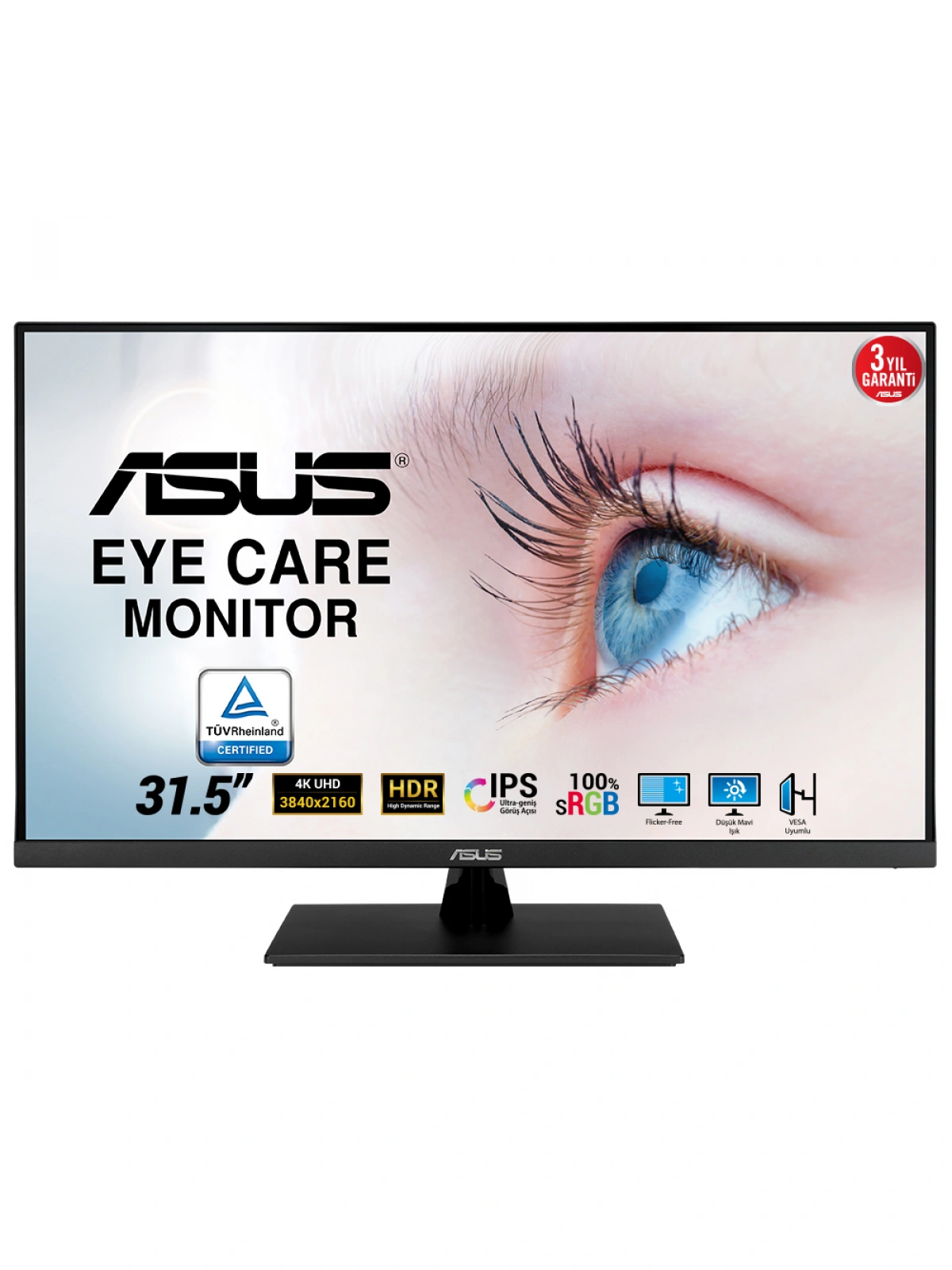 31,5 ASUS VP32UQ 4MS 60HZ 4K IPS MON