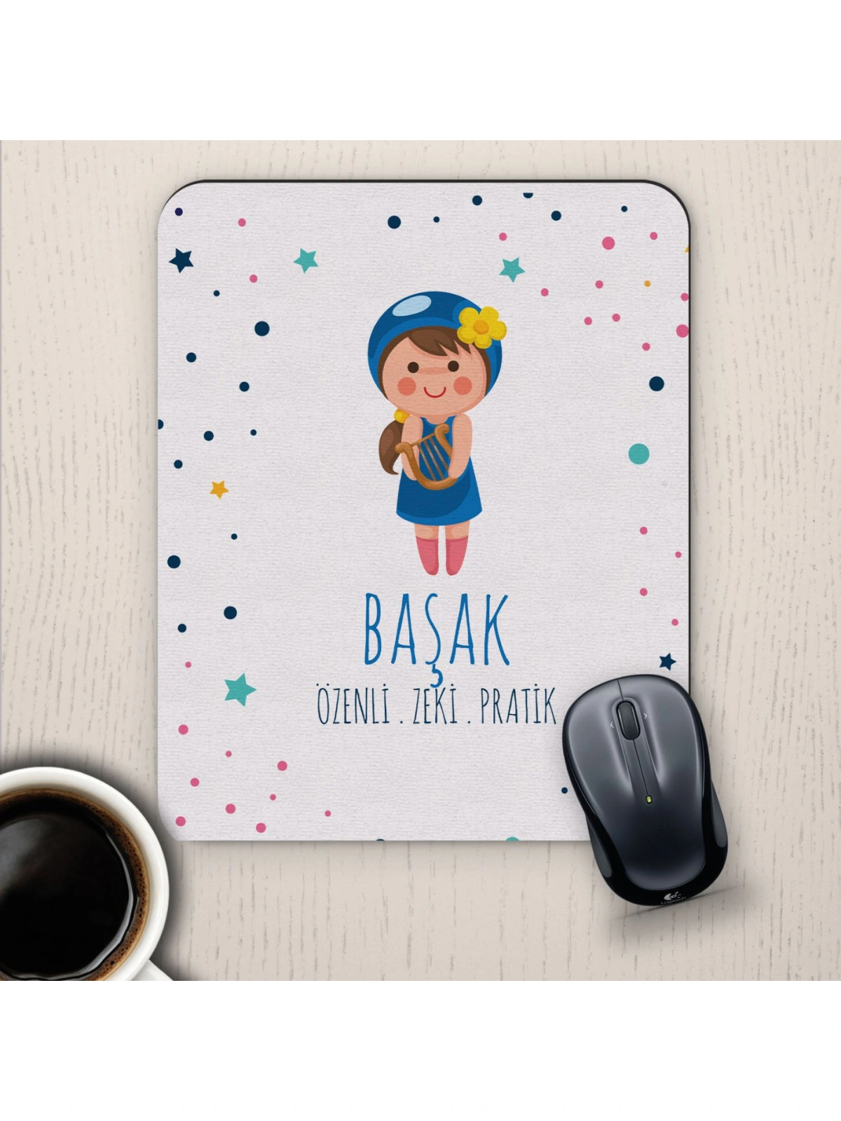 Başak Burçlarına Özel Sevimli Mouse Pad