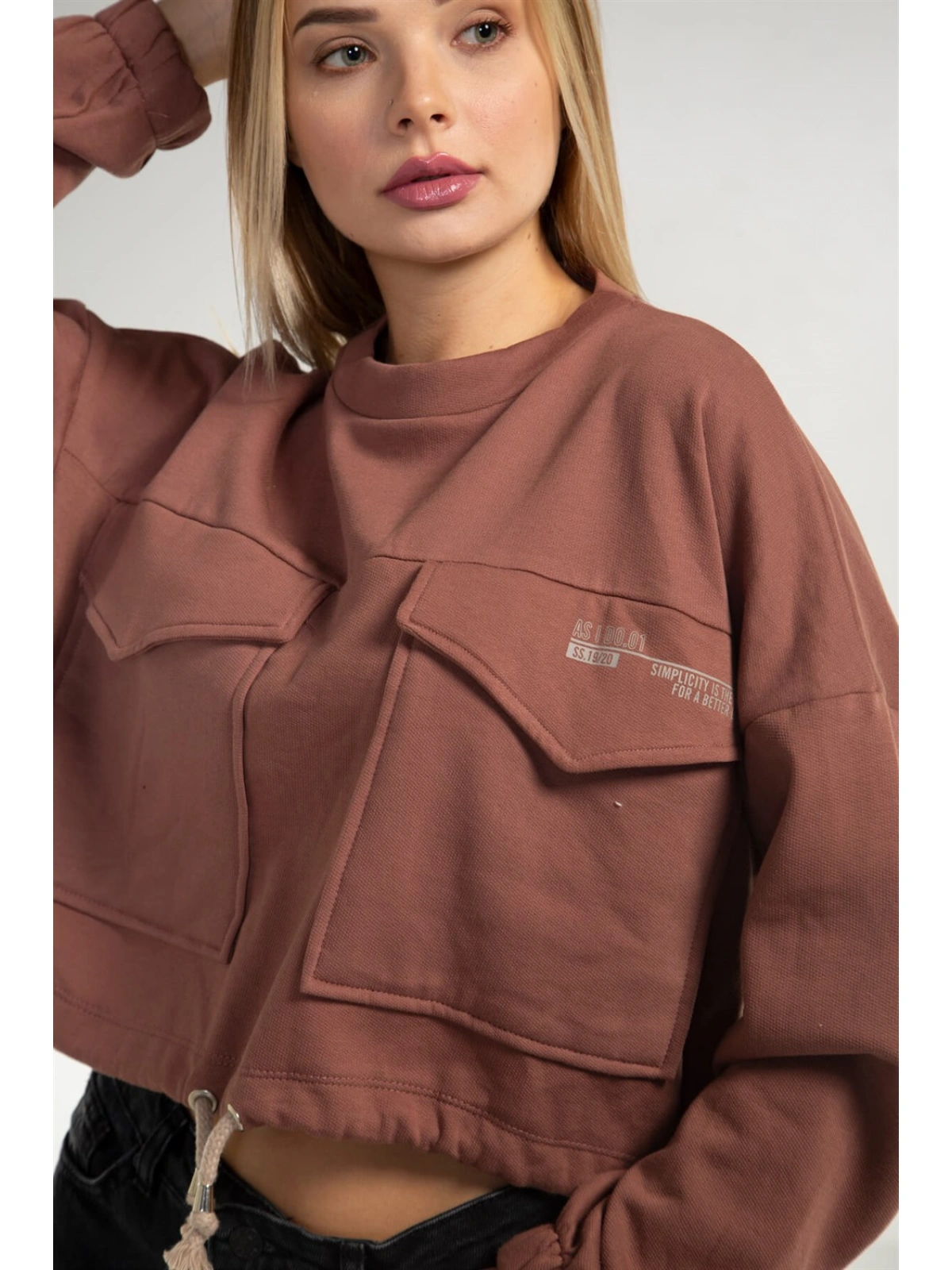 Cepli Crop Sweatshirt - TOPRAK