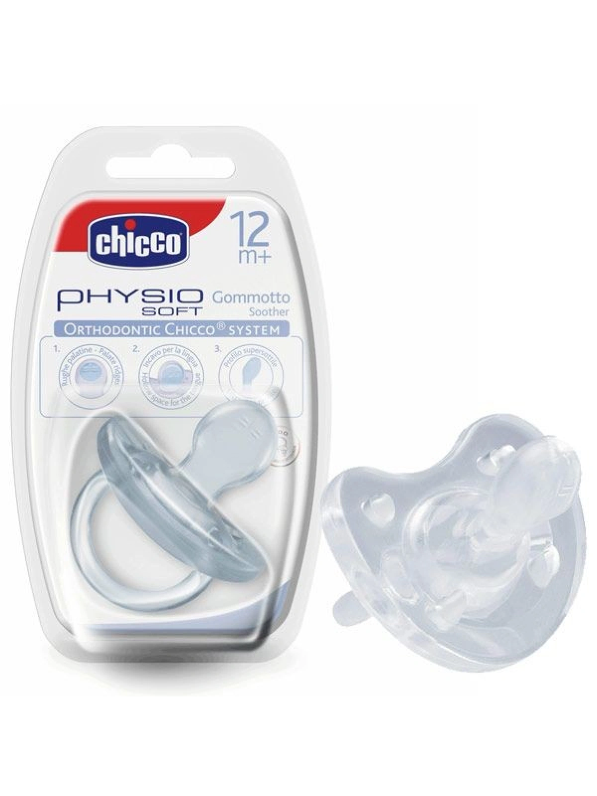 Chicco Physio Soft Komple Silikon Emzik 12+