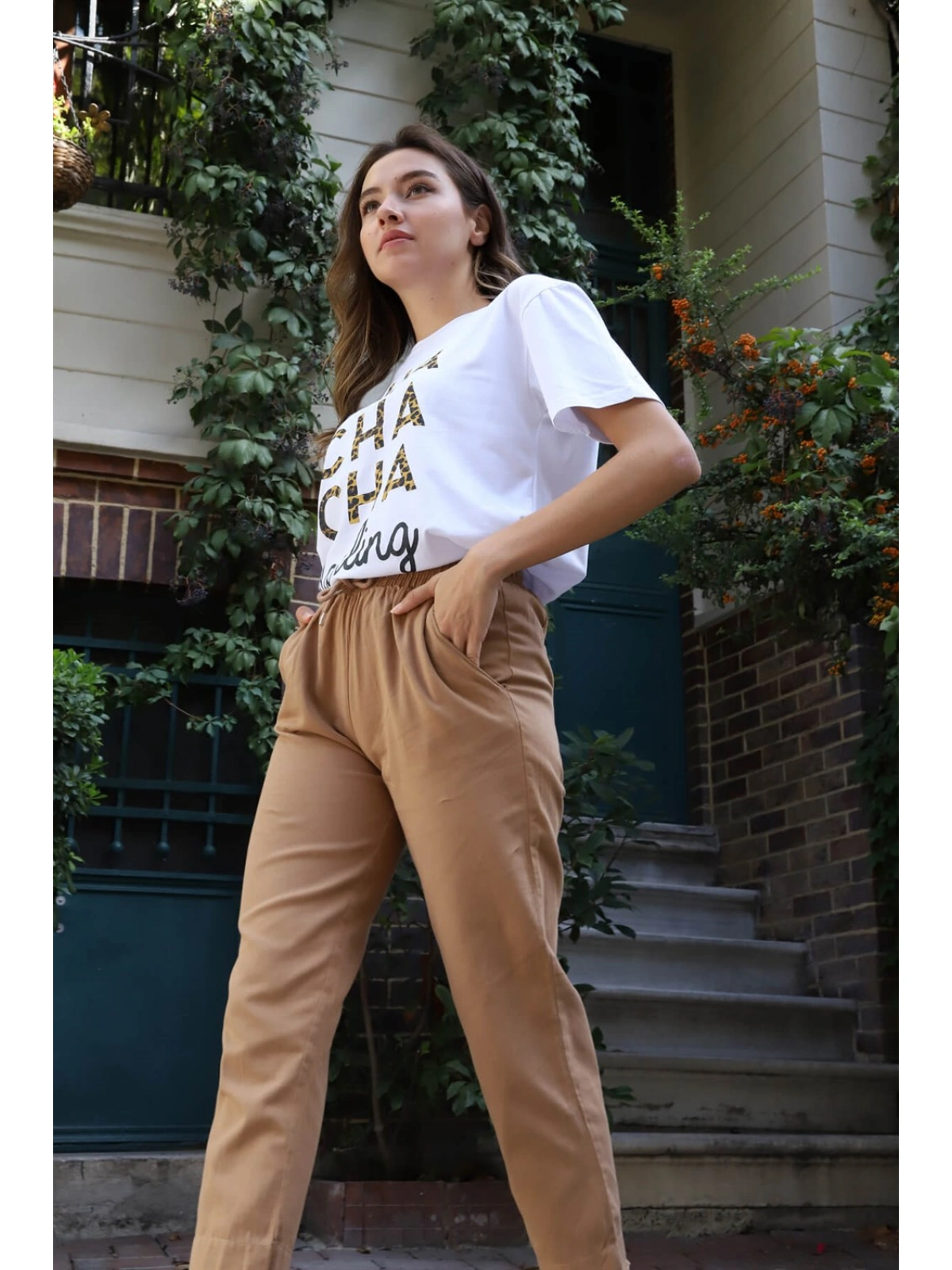Jogger Pantolon- SÜTLÜ KAHVE