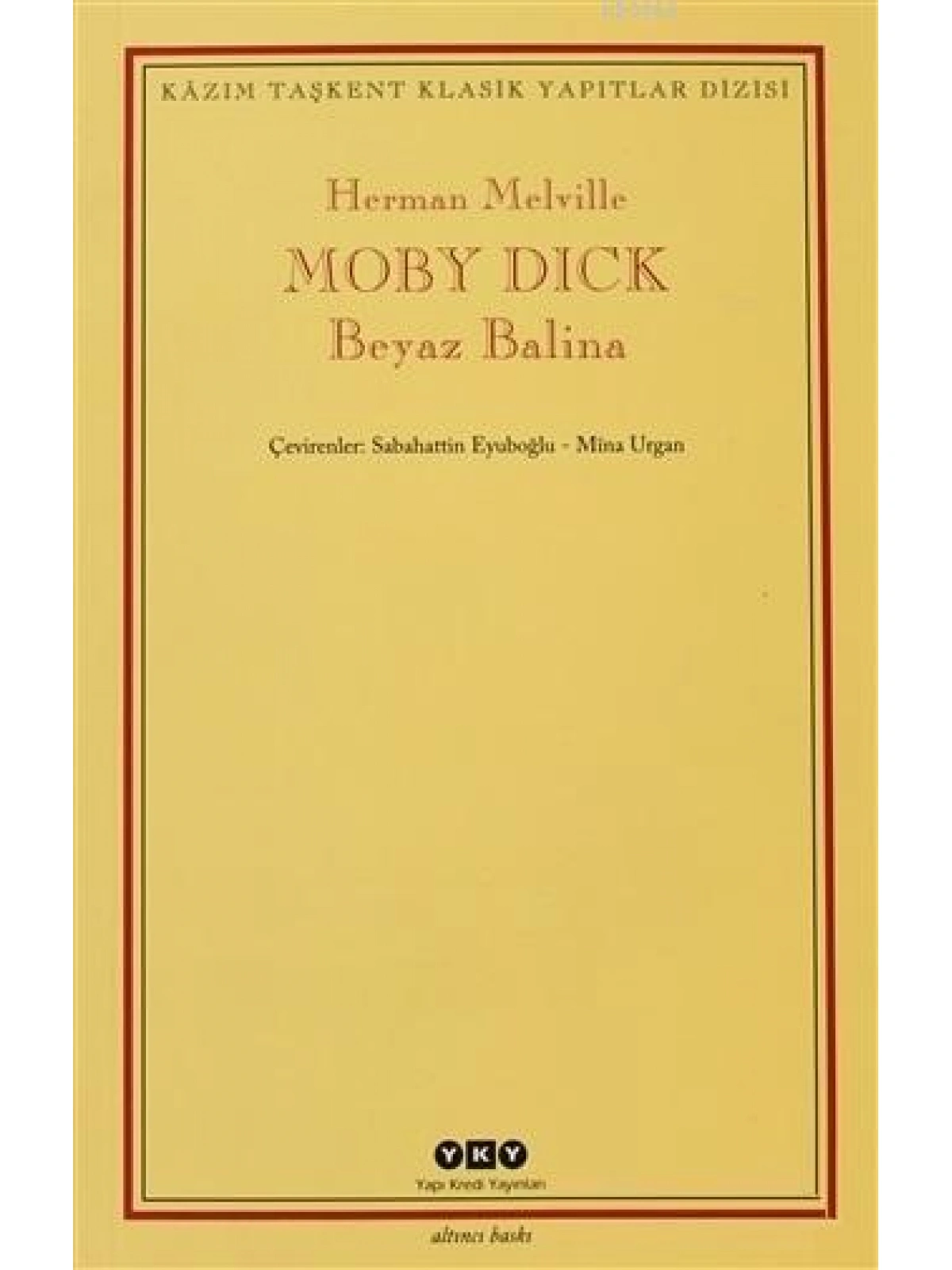 Moby Dick; Beyaz Balina